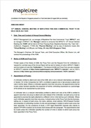 12th Annual General Meeting of Mapletree Pan Asia Commercial Trust to be held on 28 July 2023